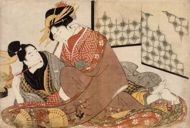 Prélude au désir (Kitagawa Utamaro) - Muzeo.com