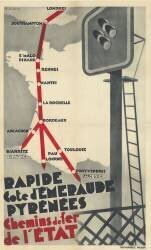 Rapide Côte d'émeraude-Pyrénées (Roger de Valerio) - Muzeo.com