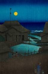 Rivière Mishima, Mutsu (Hasui Kawase) - Muzeo.com