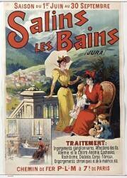 Salins les Bains (Jura) : Saison du 1er juin au 30 septembre (Lucien Baylac) - Muzeo.com