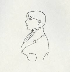 Silhouette de l'artiste (Aubrey Beardsley) - Muzeo.com
