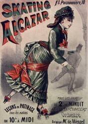 Skating Alcazar, Fg-Poissonnière 10. Leçons de patinage tous les matins... (anonyme) - Muzeo.com