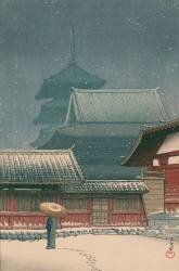 Tenno-ji, Osaka (Hasui Kawase) - Muzeo.com