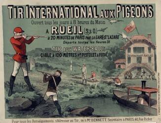 Tir international aux pigeons... à Rueil (S et O) à 20 minutes de Paris par la gare St-Lazare... (anonyme) - Muzeo.com