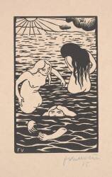 Trois baigneuses (Félix Vallotton) - Muzeo.com