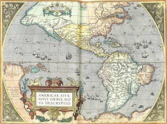 Les Amériques (Abraham Ortelius) - Muzeo.com