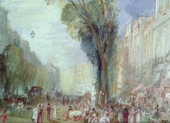 Boulevard des Italiens (Joseph Mallord William Turner) - Muzeo.com