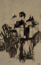 Burg à trois corps au bord d'un escarpement (Victor Hugo) - Muzeo.com