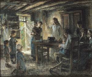 Chez les humbles (Léon Lhermitte) - Muzeo.com