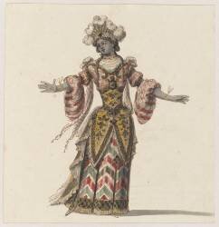 Dessin de costume (Jean Berain Père) - Muzeo.com