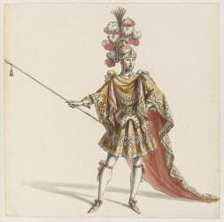 Dessin de costume (Jean Berain Père) - Muzeo.com