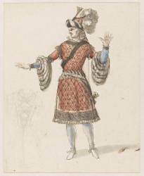 Dessin de costume (Jean Berain Père) - Muzeo.com