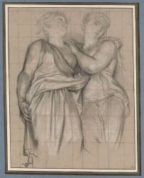 Deux cariatides (Antoine Coypel) - Muzeo.com