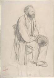 Édouard Manet assis (Edgar Degas) - Muzeo.com