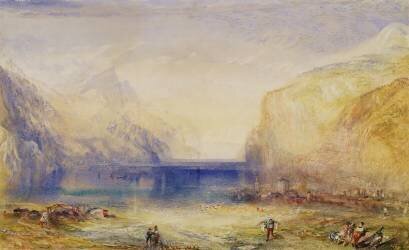 Fluelen : Matin (Joseph Mallord William Turner) - Muzeo.com