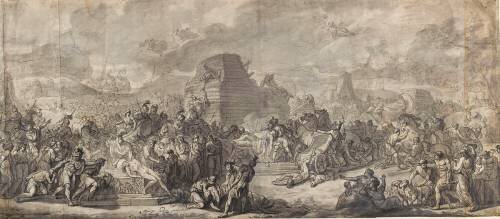 Funérailles de Patrocle (Jacques-Louis David) - Muzeo.com