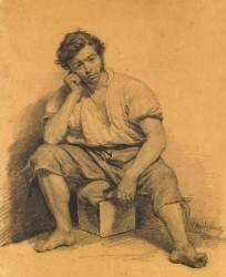 Homme assis (Hendrik van der Haert) - Muzeo.com