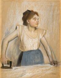 La repasseuse (Edgar Degas) - Muzeo.com