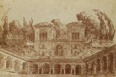 La Villa Farnese (Hubert Robert) - Muzeo.com
