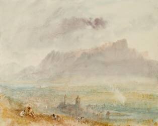 Lac de Thoune (Joseph Mallord William Turner) - Muzeo.com