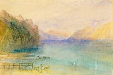 Lac de Thoune (Joseph Mallord William Turner) - Muzeo.com