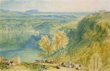 Lac Nemi (Joseph Mallord William Turner) - Muzeo.com