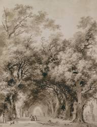 L'allée ombrageuse (Jean-Honoré Fragonard) - Muzeo.com