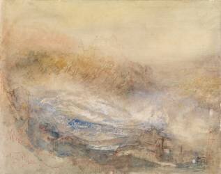 Les chutes du Rhin à Schaffhouse (Joseph Mallord William Turner) - Muzeo.com