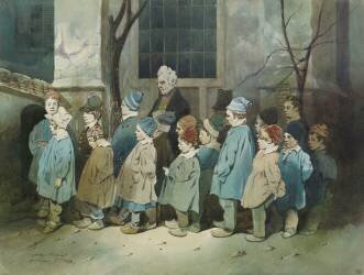 Les écoliers (Henry Bonaventure Monnier) - Muzeo.com