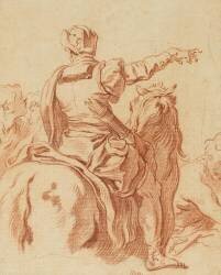 L'homme à cheval (François Boucher) - Muzeo.com