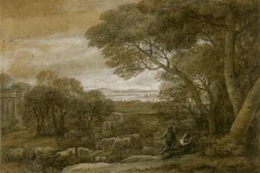 Mercure et Battus (Claude Gellée) - Muzeo.com