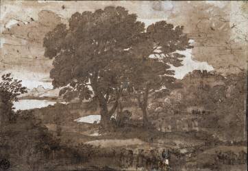 Paysage (Claude Gellée) - Muzeo.com