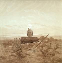 Paysage avec tombe (Caspar David Friedrich) - Muzeo.com
