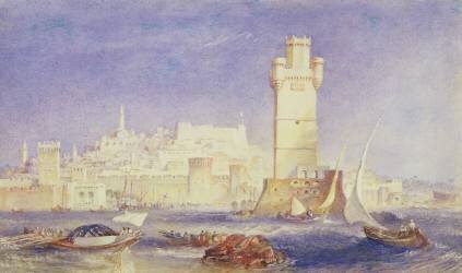 Rhodes (Joseph Mallord William Turner) - Muzeo.com