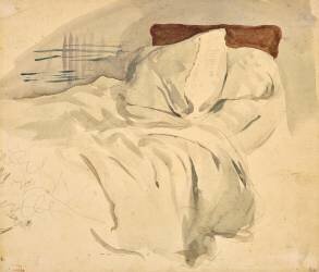 Un lit défait (Eugène Delacroix) - Muzeo.com