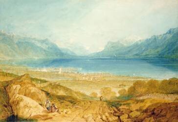 Vevey, Lac Léman (Joseph Mallord William Turner) - Muzeo.com