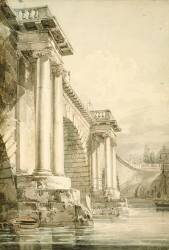 Vieux pont Blackfriars (Joseph Mallord William Turner) - Muzeo.com
