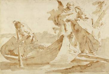 Vol en Égypte (Giambattista Tiepolo) - Muzeo.com