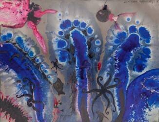 Algues luminescentes (Wenzel Hablik) - Muzeo.com