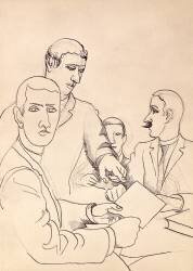 Amis (Roger de La Fresnaye) - Muzeo.com