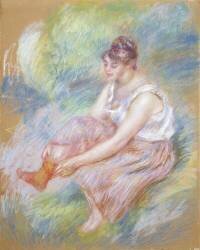 Après le bain (Auguste Renoir) - Muzeo.com