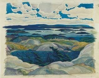 Baie des îles (Franklin Carmichael) - Muzeo.com