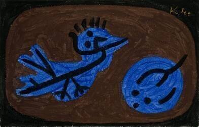 Bleu-oiseau-citron (Paul Klee) - Muzeo.com