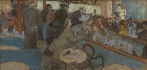 Café-Concert (Les spectateurs) (Edgar Degas) - Muzeo.com