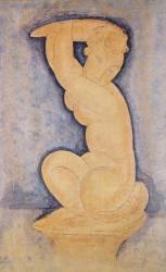 Caryatide (Amedeo Modigliani) - Muzeo.com