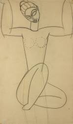 Caryatide assise (Amedeo Modigliani) - Muzeo.com
