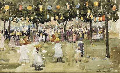 Central Park (Maurice Brazil Prendergast) - Muzeo.com