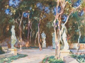 Chemins ombragés (John Singer Sargent) - Muzeo.com