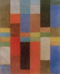 Composition verticale-horizontale (Sophie Taeuber-Arp) - Muzeo.com