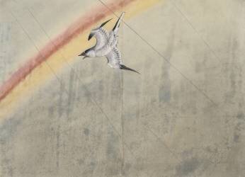 Coucou en vol (Hokusai) - Muzeo.com